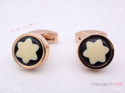 Mont Blanc Classic Collection Rose Gold Cufflink / Fake Montblanc Cufflinks